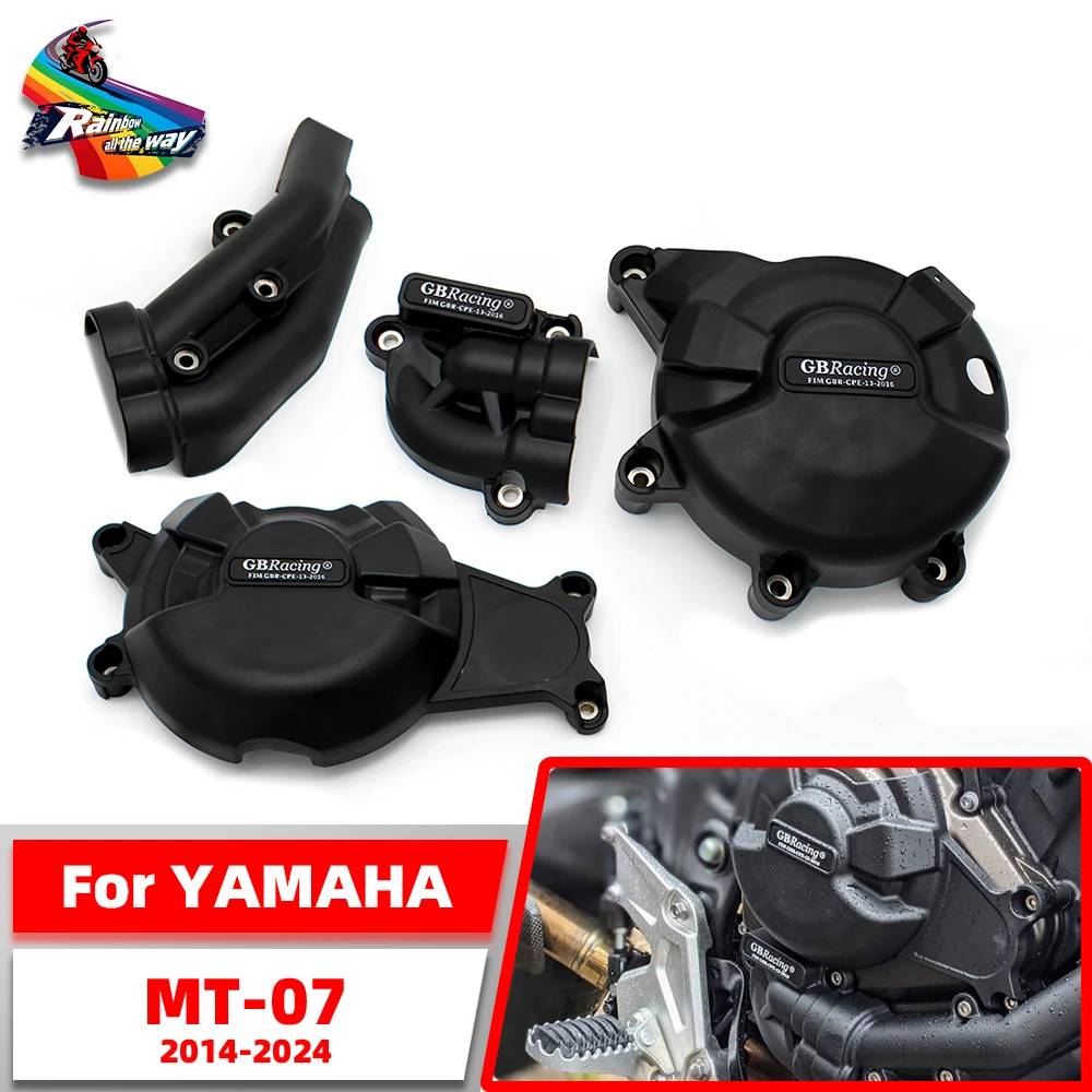 

For YAMAHA R7 MT-07 MT07 Tracer 700/900GT XSR700 Motorcycles Accessories Engine Cover Protection Case For case GB Racing