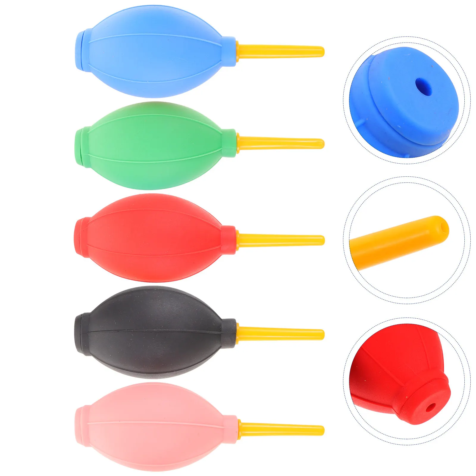 

5Pcs False Eyelash Dryer Air Blower Reliable Stable Material Prevent Eye Damage Quick Drying False Eyelash Dryer