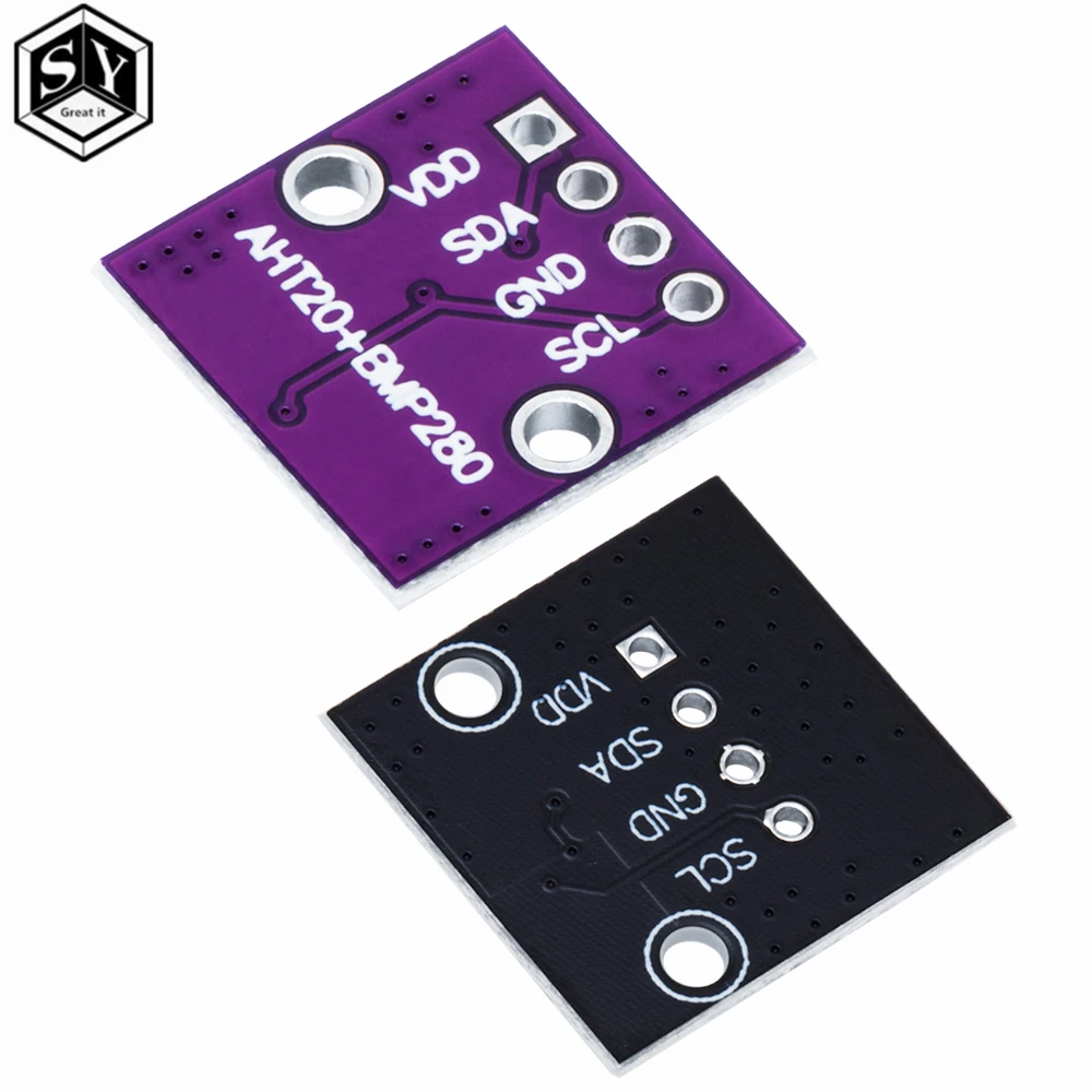 AHT20+BMP280 High Precision Digital Temperature And Humidity Atmospheric Pressure Sensor For Arduino