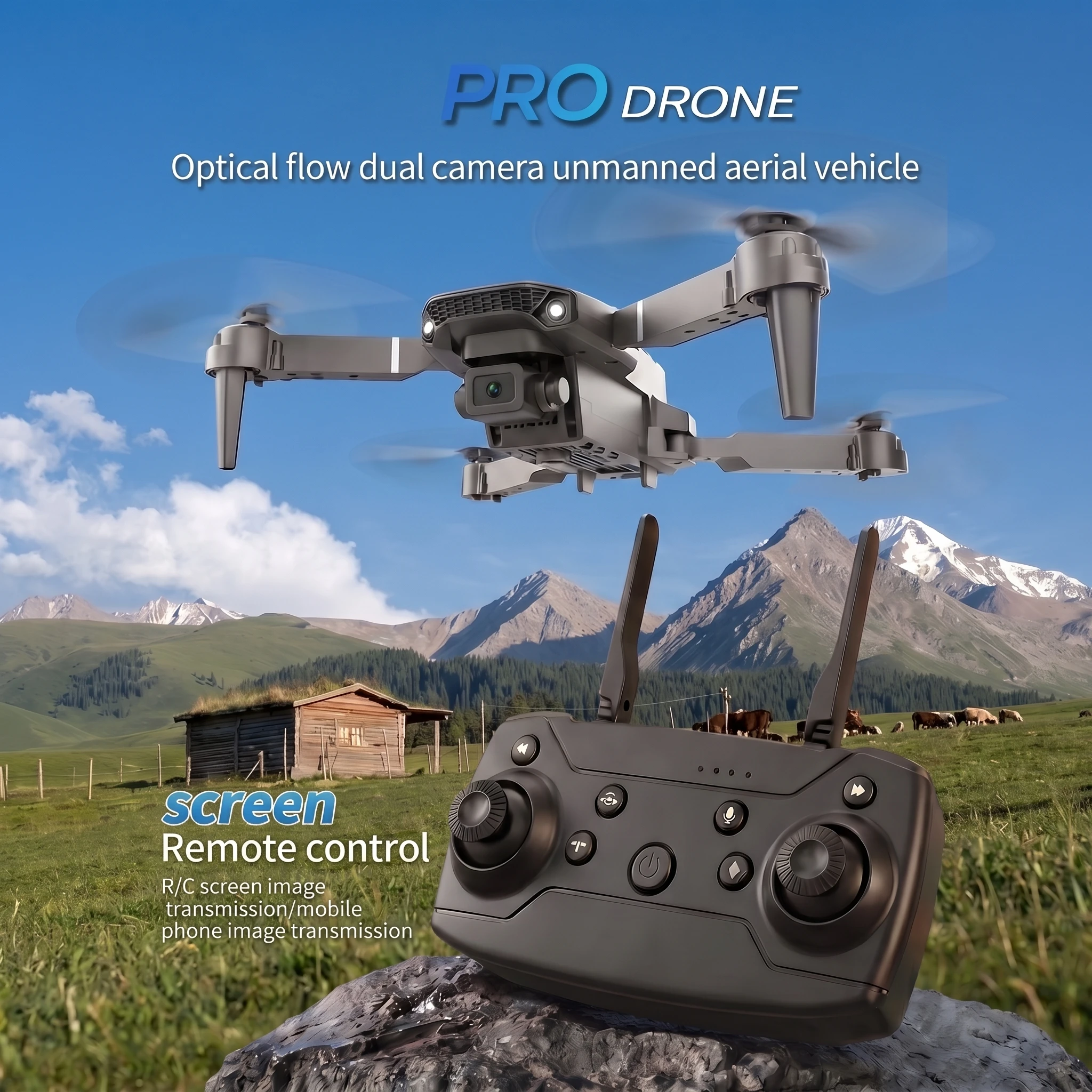 Drone Camera Vlog - 2026 New E88 PRO MAX Foldable