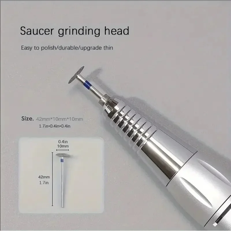 Cabeça de remoção diamante elétrica broca do prego disco moagem rebarbas t moinhos moedor cutícula cortador arte ferramentas polimento bits