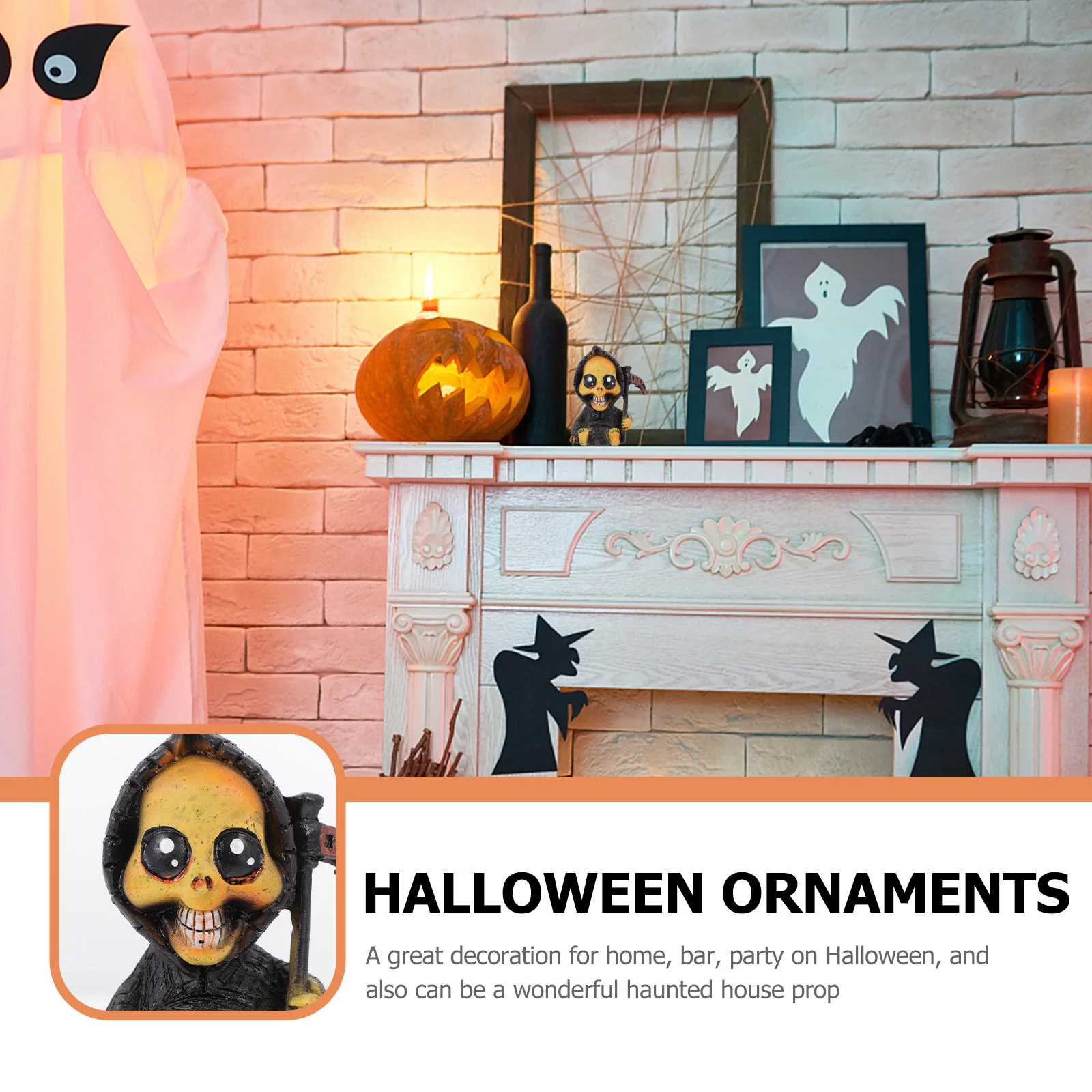 

Halloween Resin Baby Statue Creative Home Ornament Desktop Decor Party Prop Resin Haunted House Halloween Table