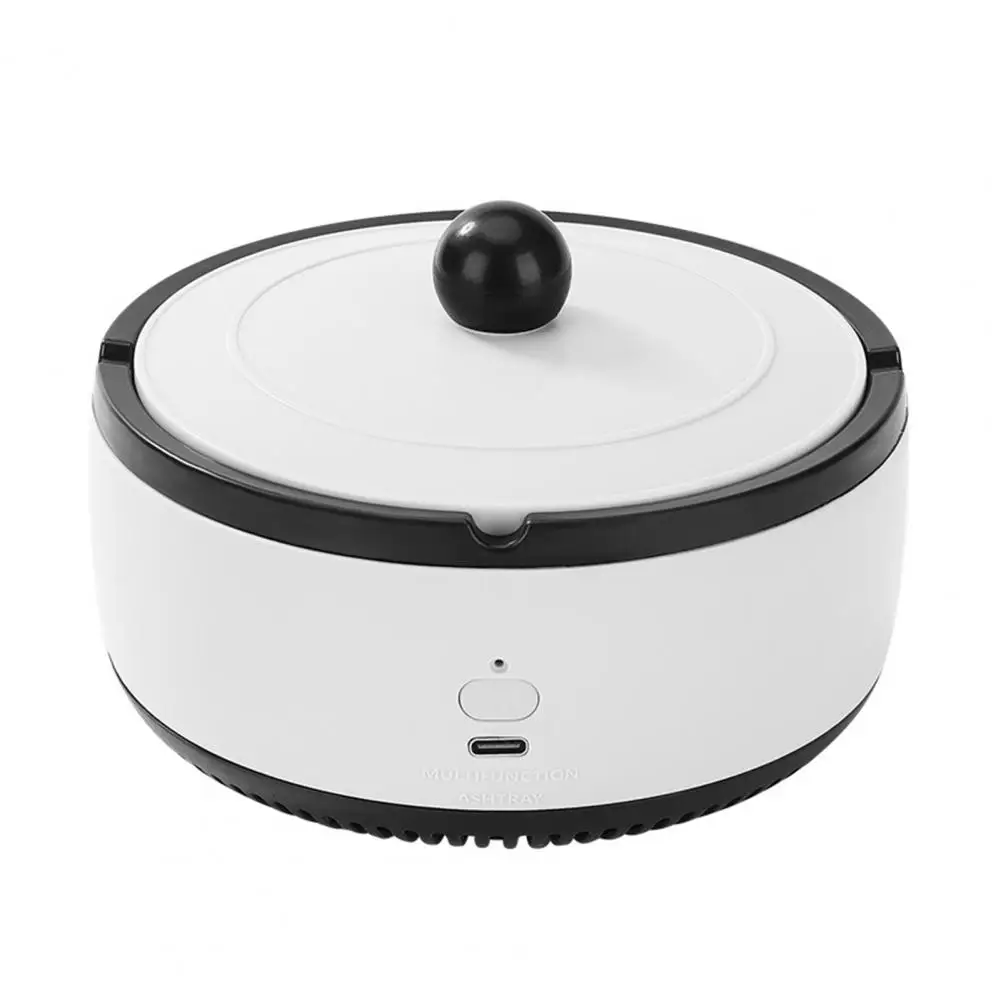 Ash Holder Efficient Car Ashtray with 360-degree Wind Circulation Multiple Filtering for Easy Purification for Multifunctional