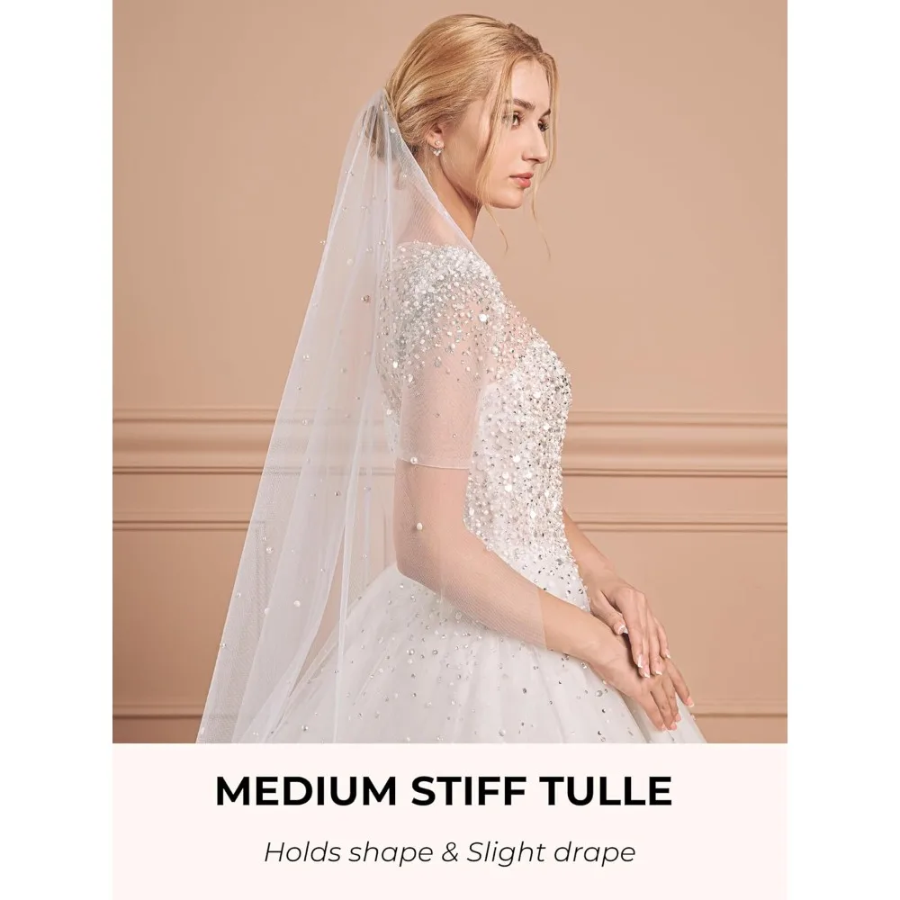 Свадебная фата Фата невесты Фата Часовня Девичник Церемония помолвки Свадебный душ Фотосессия