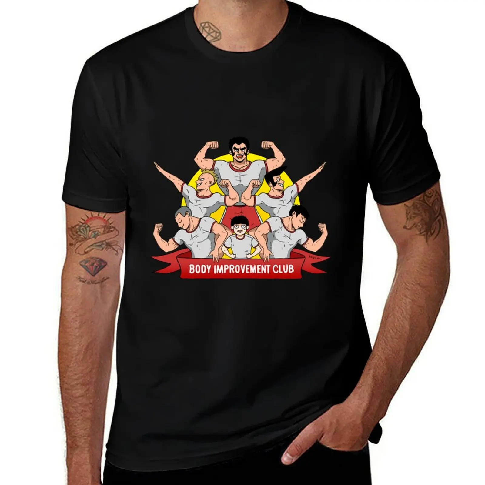 Body Improve\tt Club! \t \t \t \t\t T-Shirt Plus Size Street Style Tee