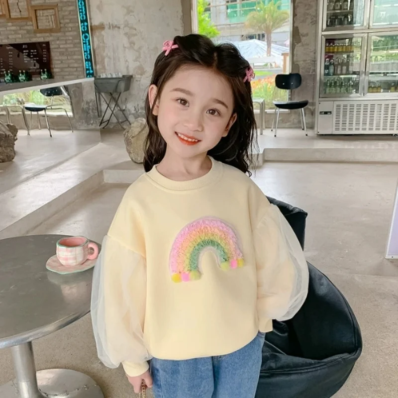 

Baby Girl's Cute and Fashionable Spring and Autumn New Style Children's Hoodie All-match and Cute Kids Top Shirt 2026