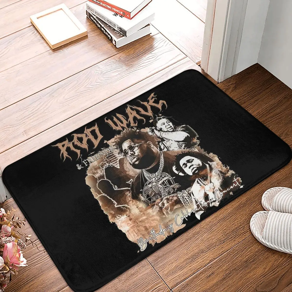 

Rod Wave And Friends 2023 Non-slip Doormat Floor Mat Washable Carpet Rug for Kitchen Entrance Home Balcony Footpad Mats
