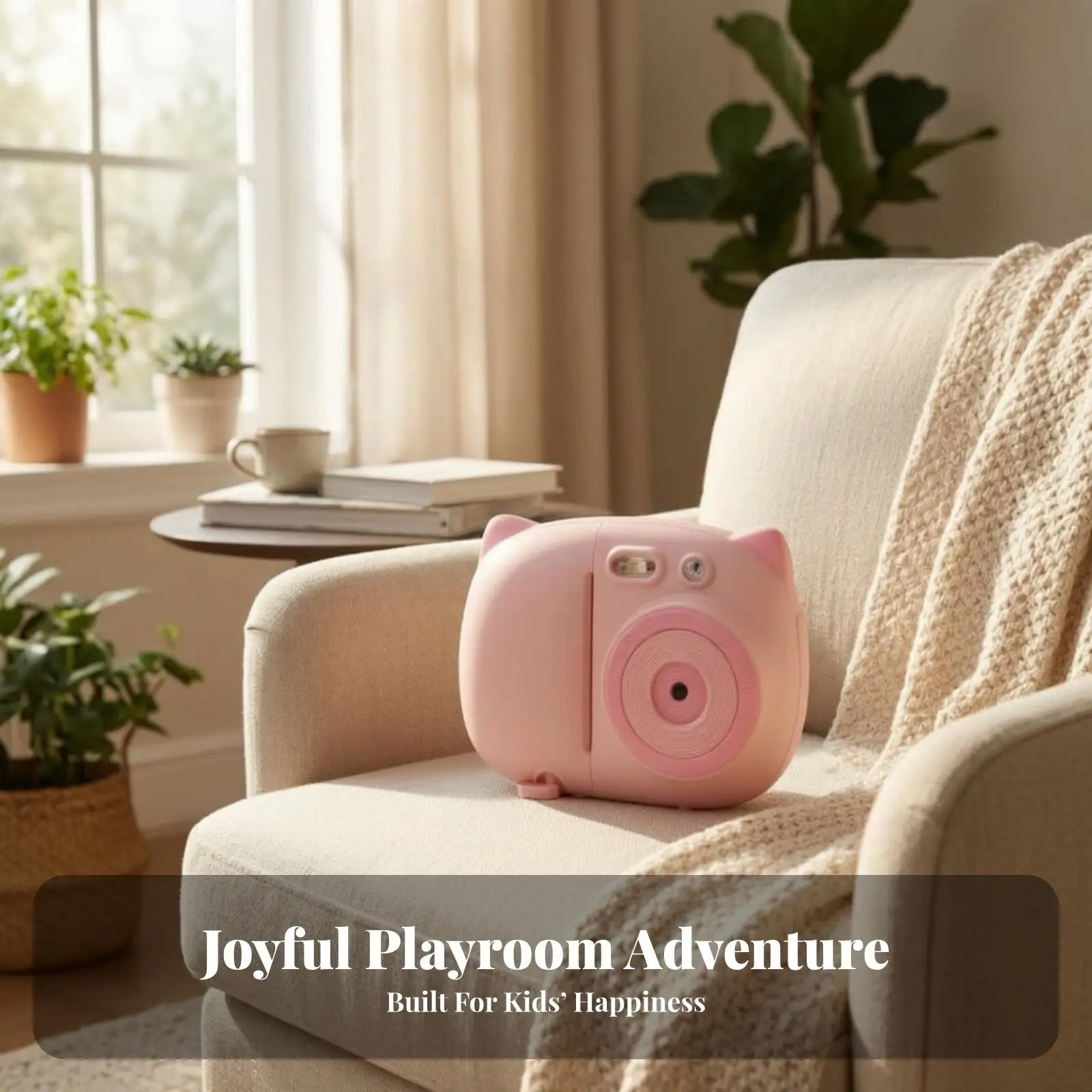 Kid Friendly Digital Camera with Instant Photo Printing for Adventures