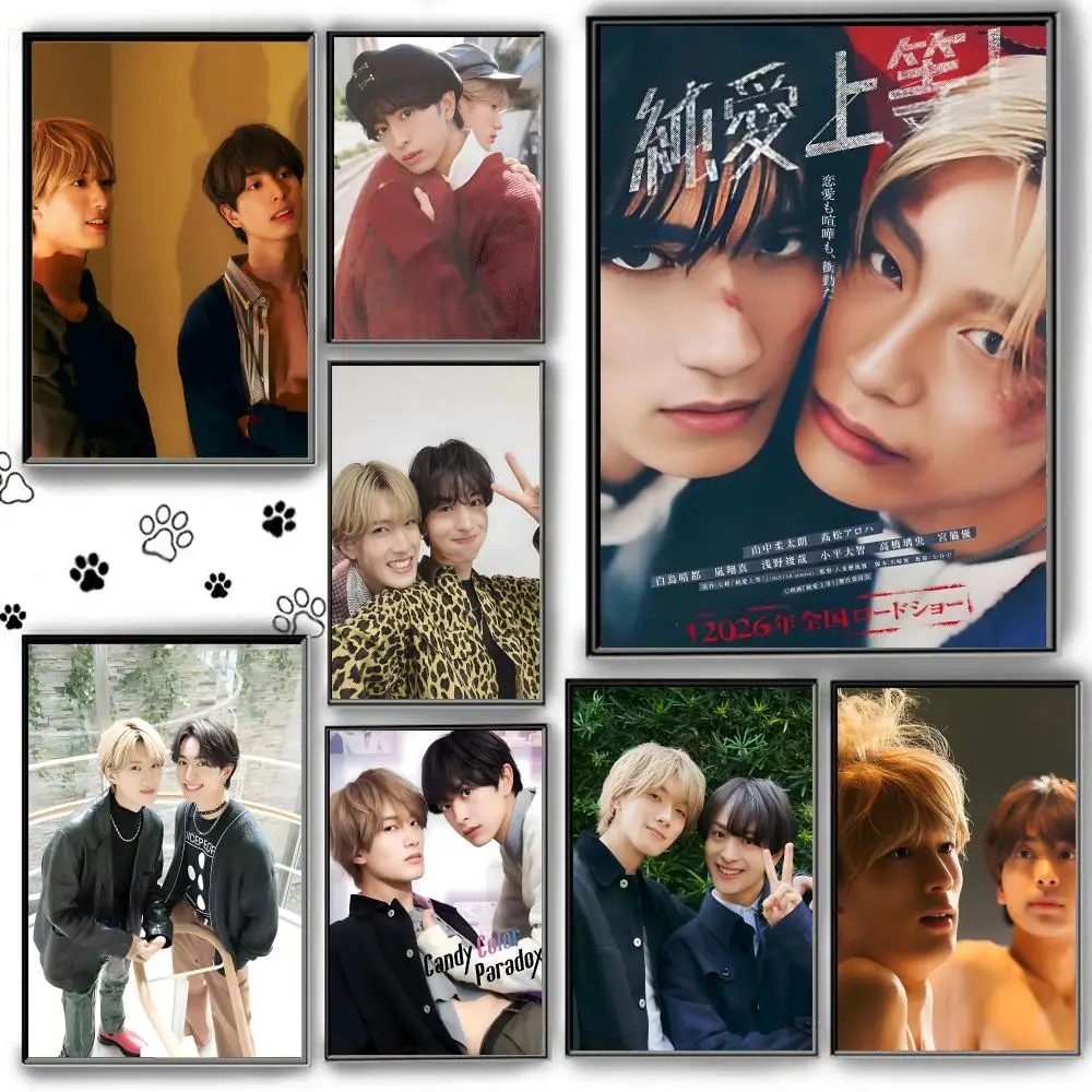 Poster Self Adhesive HD PVC Wall Art - Waterproof & Stain Proof For Home Office Candy Color Paradox TV Series