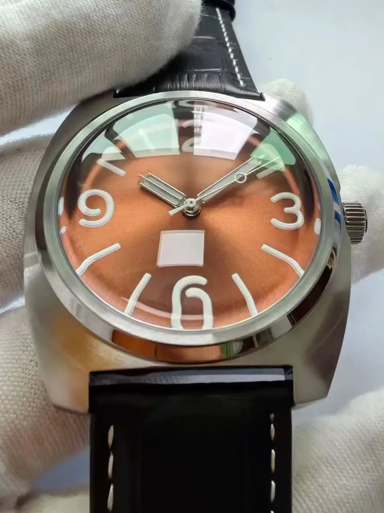 Vintage Mechanische Armbanduhr Automatikuhren Herren Große Uhr Männliche Zeitmesser Retro Markendesign Luxusuhren – Detail 1