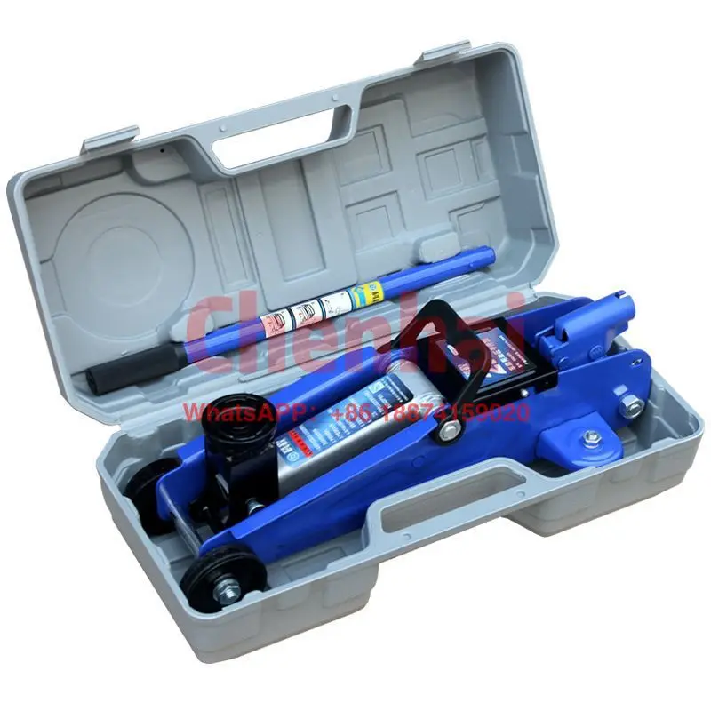 

Double pump construction 2 tons car horizontal hydraulic jack is suitable for SUV cars