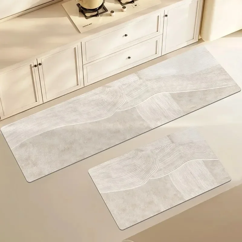 Kitchen Floor Mat Pvc Waterproof Vinyl Carpet Home Decoration Long Rug Oil-proof Non-slip Foot Mats Custom 주방 카펫 Alfombra Cocina