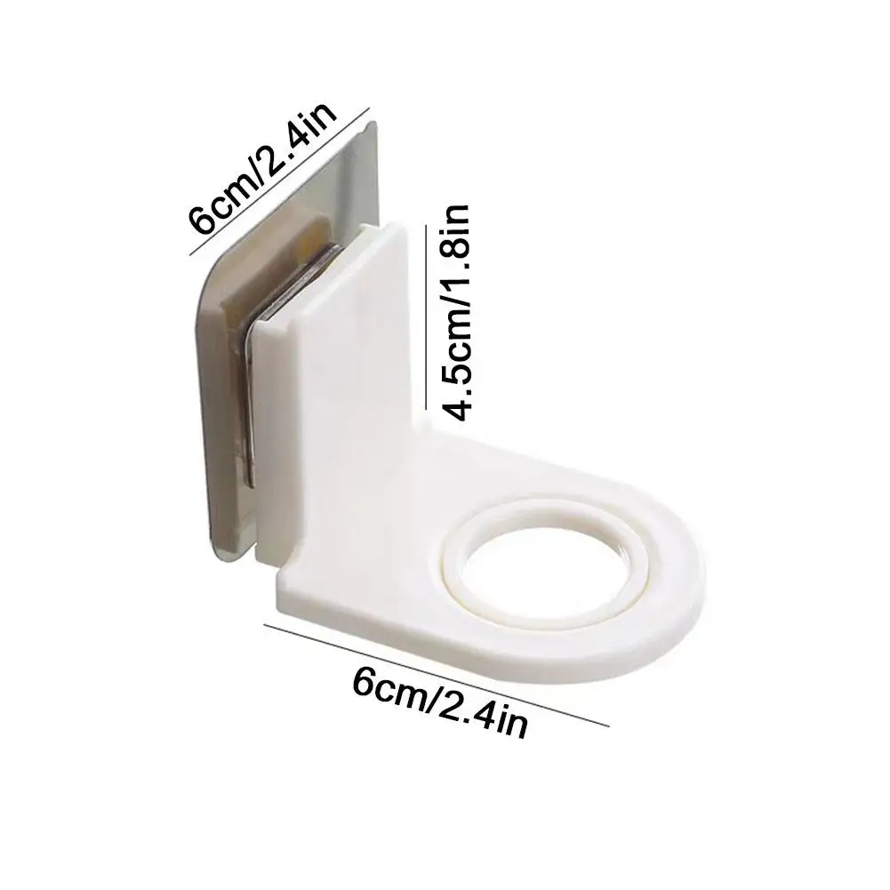 Adjustable Dispenser Bottle Holder Wall Mounted Adhesive Shampoo Lotion Hand Soap Bottle Hanger Bathroom Storage Rack