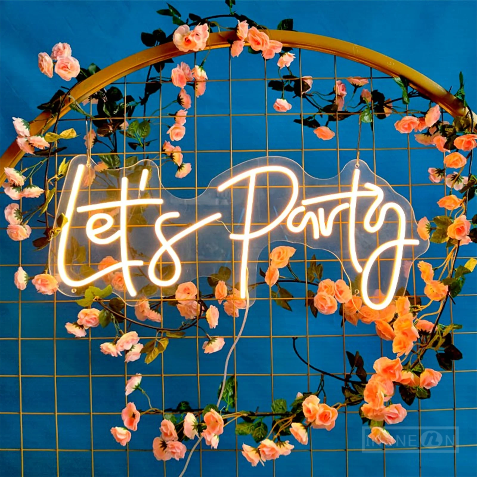 

LED Neon Sign Lights for Birthday Party, Bar, Club, Gaming Room, Wall Decor, Party Decorations, 12V Power Adapter