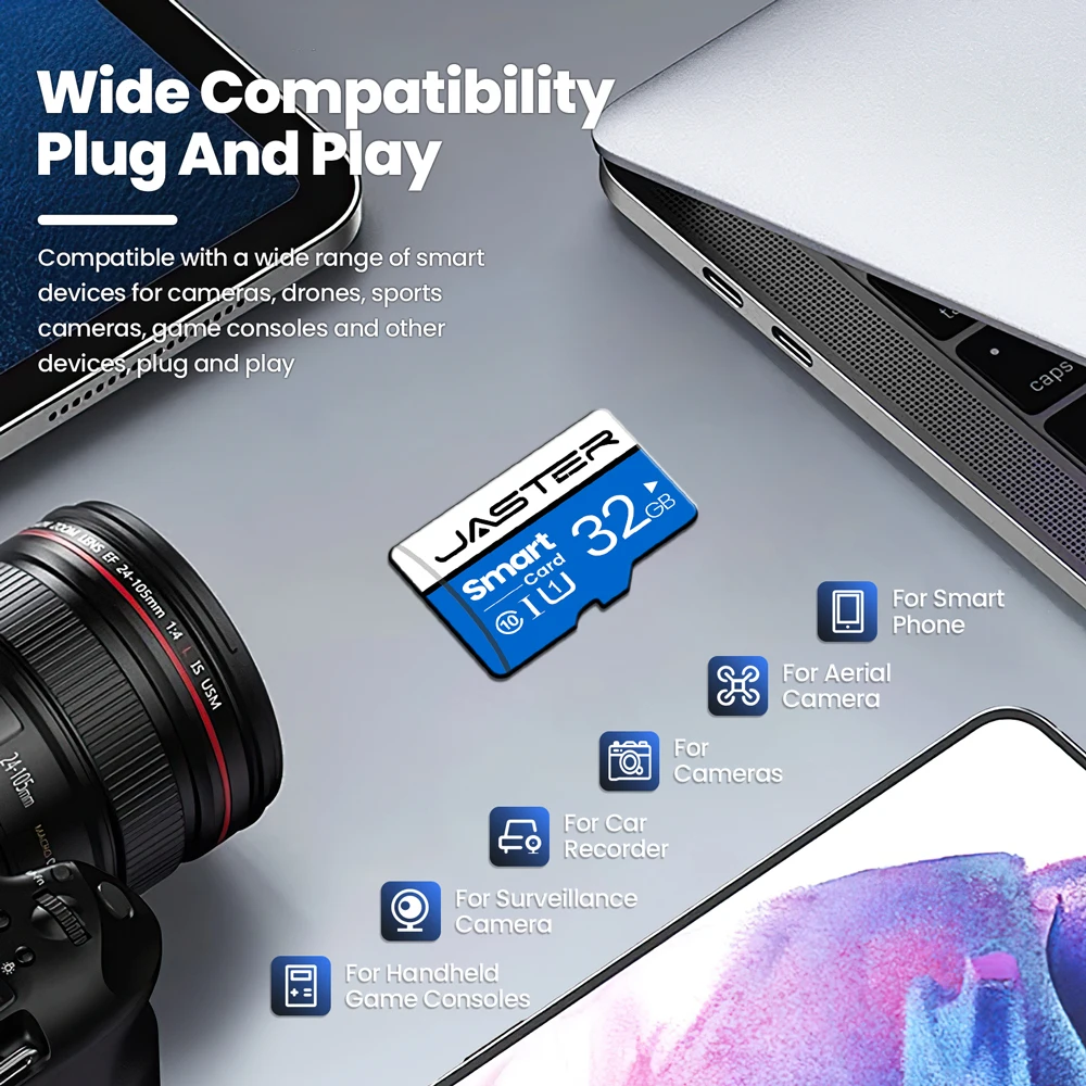 High Speed Memory Cards 8GB 16GB 32GB 64GB Micro Tf Sd Card 128GB 256GB Class 10 UHS-1 Flash Drive Micro Memory Card Usb Stick