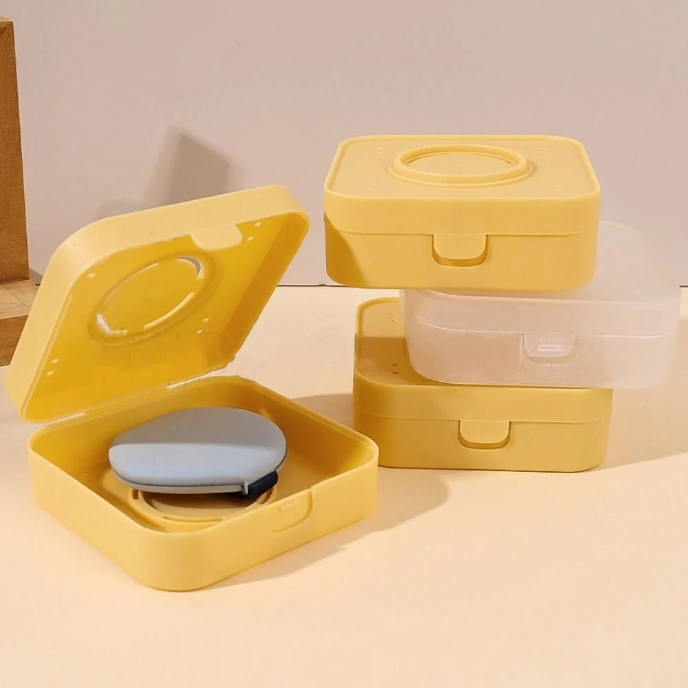 Draagbare Lege Doos Poeder Puff Opbergdoos Waterdichte Stofdichte Grote Poederdons Doos Verpakking Cosmetische Tool Opbergdoos