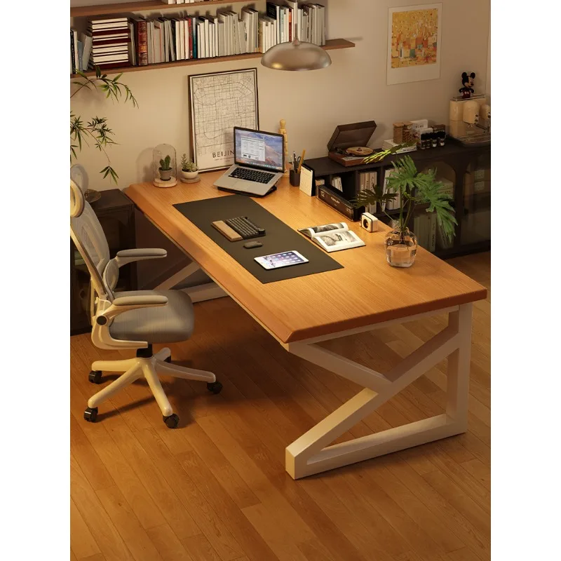 

Computer desk Desktop Home e-sports table Study writing table Desk Simple workbench