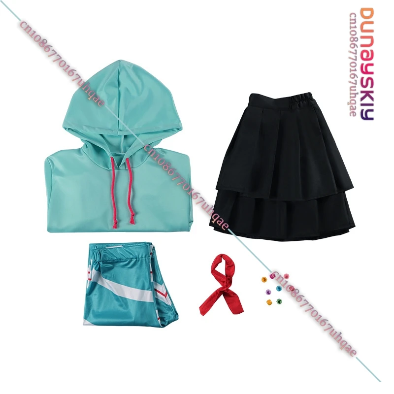 Vanellope Von Schweetz Costume Cosplay Felpe con cappuccio da ragazza Gonna Parrucca Uniforme 2025 Abbigliamento da performance anime per donna/bambino