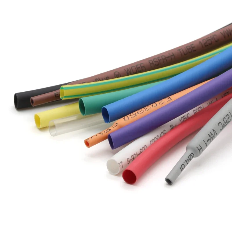 5M Diameter 1mm ~ 50mm Heat Shrink Tube 2:1 Shrink Ratio Polyolefin Insulated Cable Sleeve Wire Cable Repair Protect