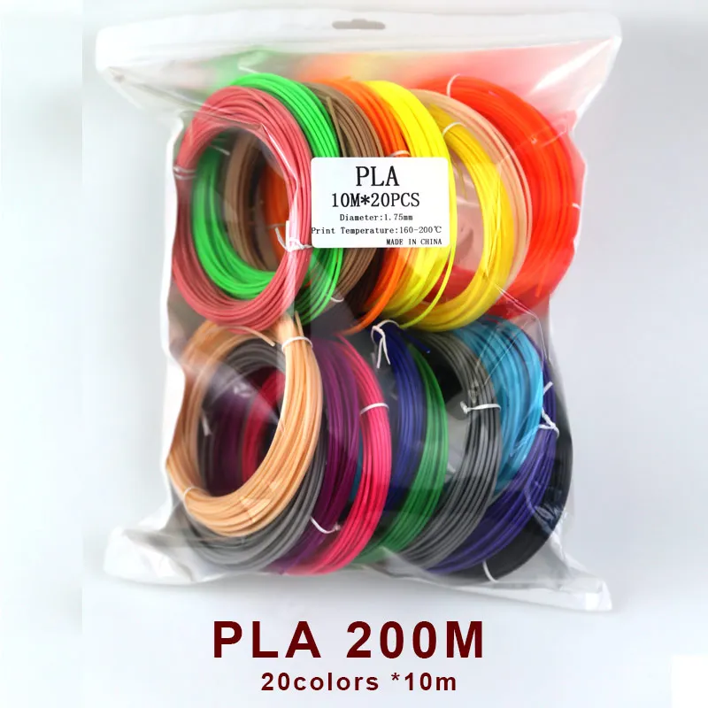 Brilliant Color Filament  For 3d Pen Diameter 1.75mm ABS / PLA/ PCL Filament, No Smell Safety Plastic 3d Print Pen Filament