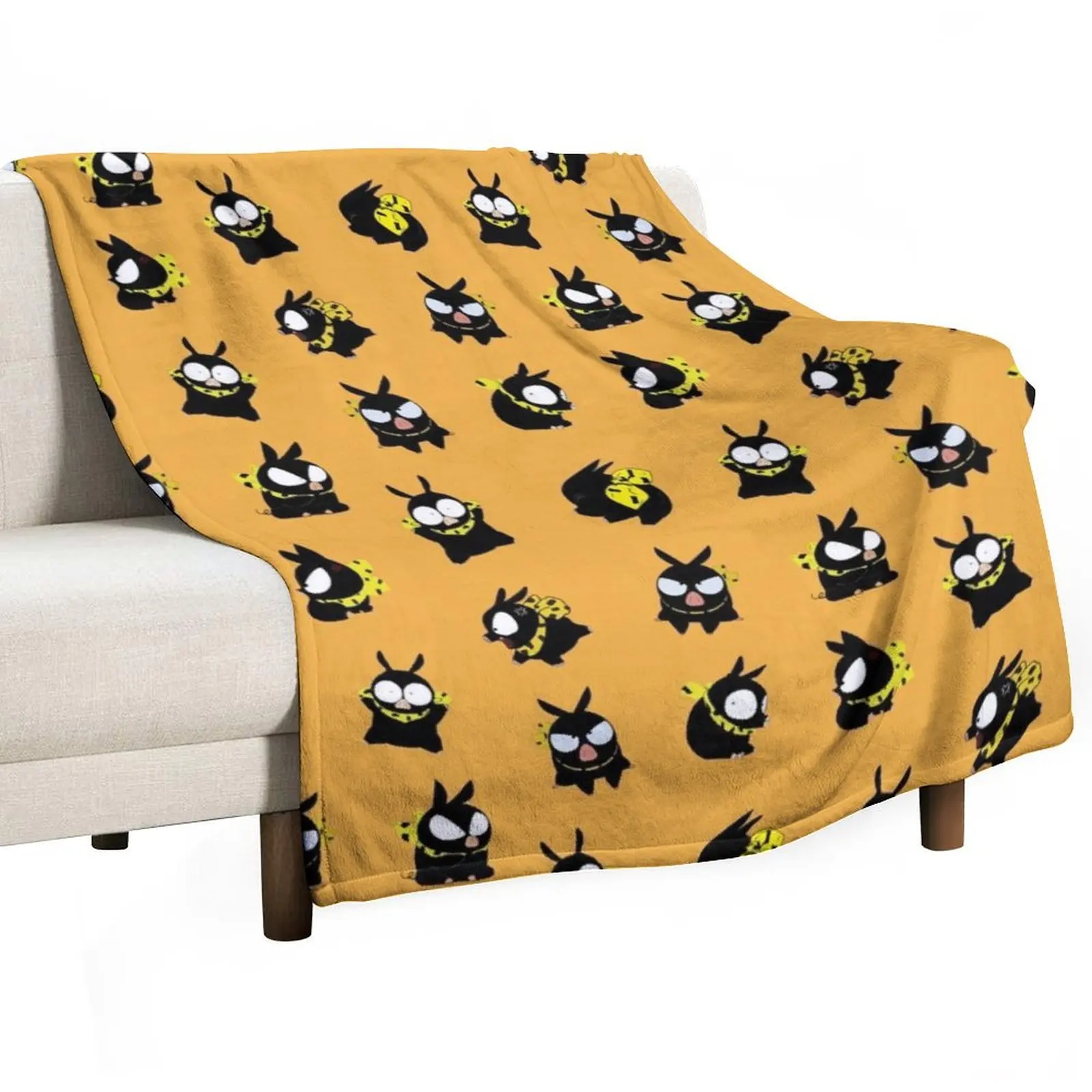 P-Chan Orange Pattern 7 pigs! ORIGINAL DRAWN HQ DO NOT COPY Throw Blanket Giant Sofa Picnic Luxury St Designers Single Blankets