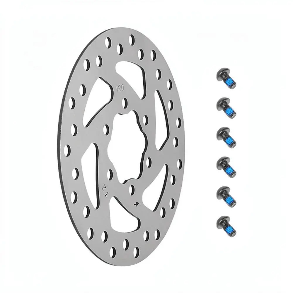 120mm Disc Brake Rotor 6 Bolt For Kirin G2 Pro Kaabo Mantis 8 Electric Scooter Reliable Braking System Spare Part
