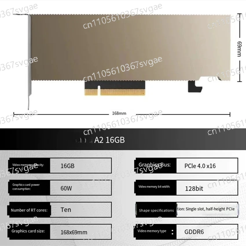 16GB GPU low-power AI inference deep learning accelerator graphics card