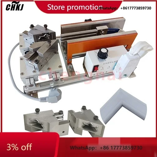 CHKJ-2025NEW220V draagbare mini handmatige pakkinglasmachine / gebruikt om de deurpakkinghoek te produceren