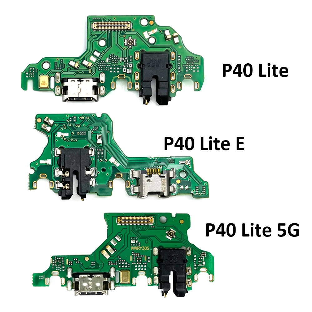 USB Charging For Huawei P30 P40 Lite E 5G Pro Charge Port Jack Dock Connector Charging Board Flex Cable