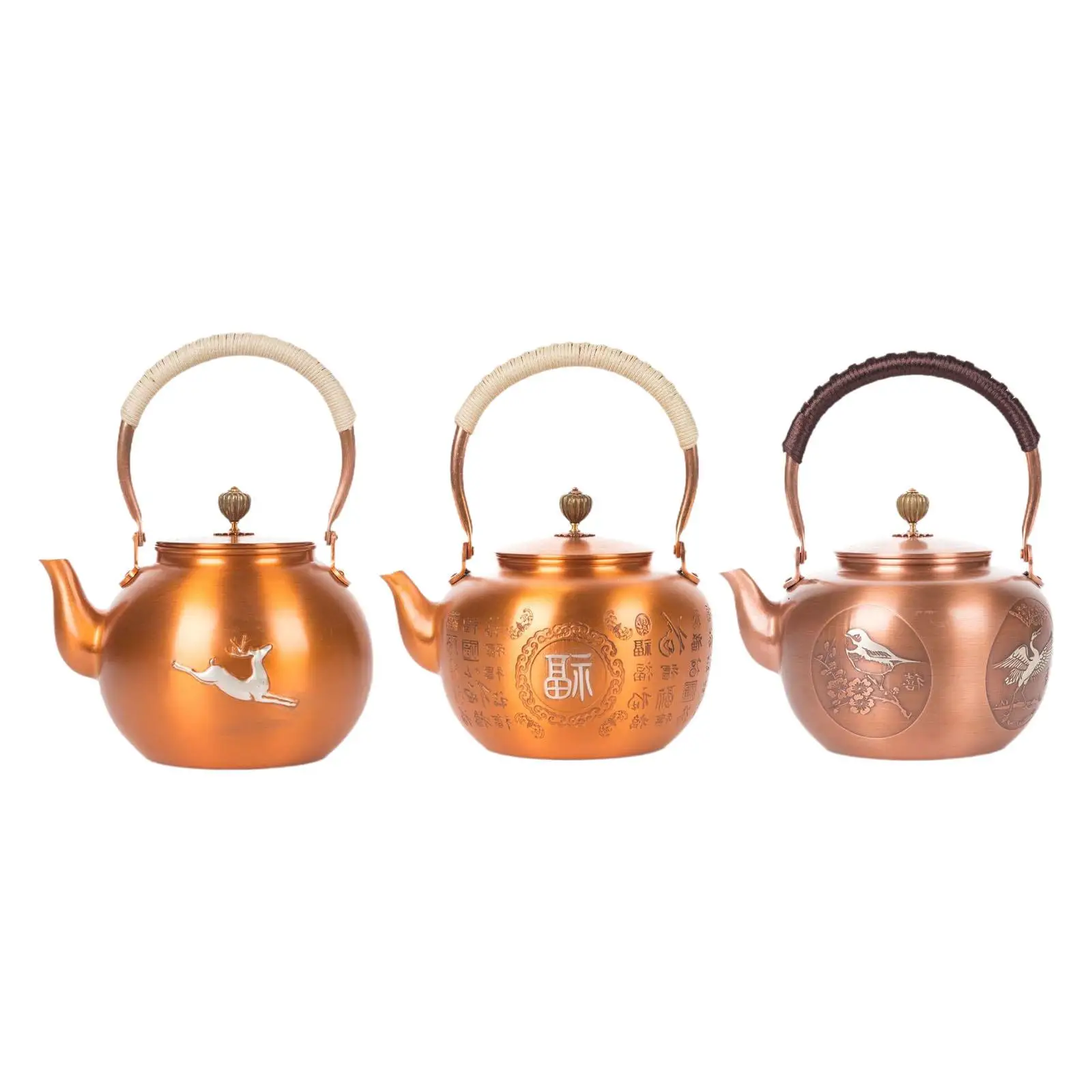 

Water Kettle Metalwork Parts Copper with Filter Holes Easy to Store Small Size