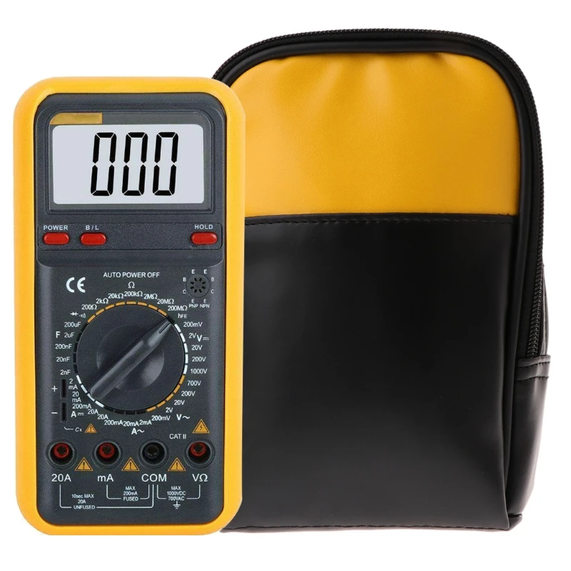 Wasserdichte Lagerung Fall Tragetasche Mit Reißverschluss Schutzhülle für Handheld Multimeter 15B 17B 18B 115 116 117 175 177