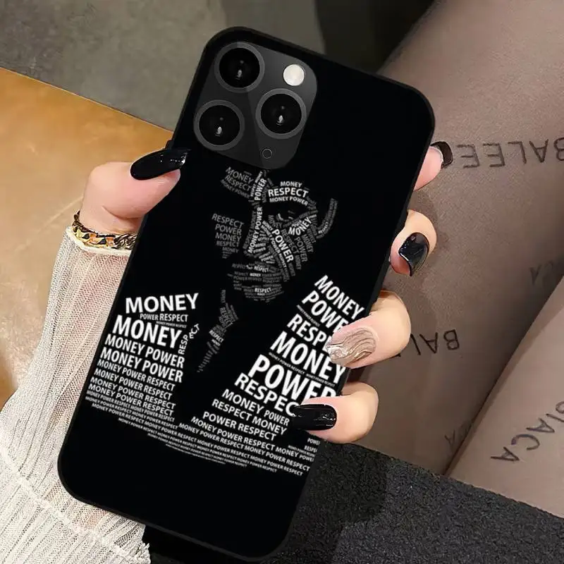 Film Scarface Phone Case For iPhone 16 12 Mini 13 14 15 PRO MAX Plus Shell