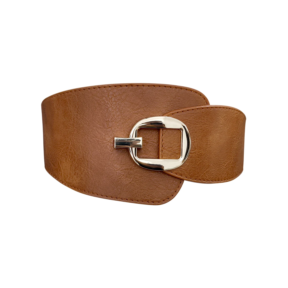 أحزمة مصممة للنساء عالية الجودة مقاس كبير حزام خصر مطاطي مقاس كبير حزام مشد مرن واسع لفستان المعطف #6