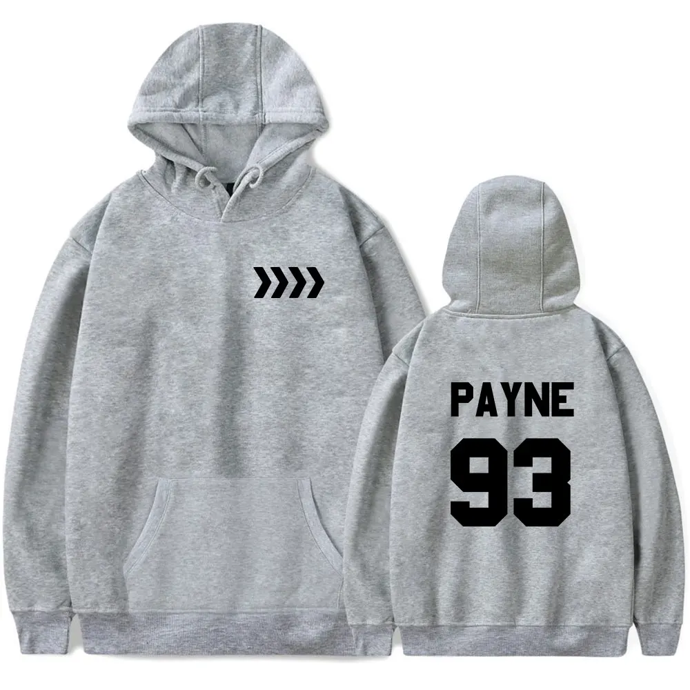 Liam Payne Tribute bertudung rapper Payne 93 bertudung serut saku kaus pria/wanita pullover hip hop