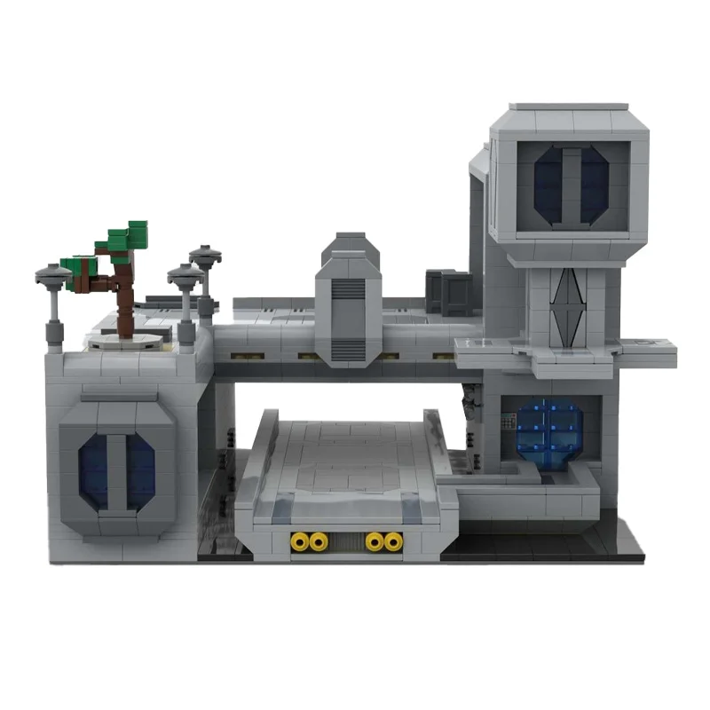 1526개 조각 MOC 전쟁 시리즈 스타 배틀 무비 유명한 포위 전투 조립 모델 키즈 DIY 퍼즐 장난감 생일 선물