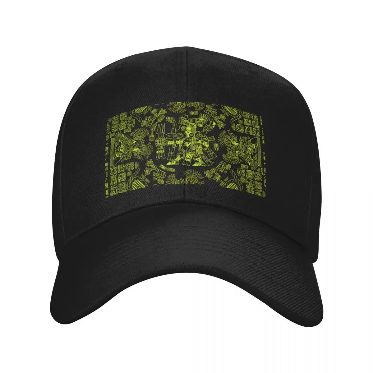 

Mayan Spring GREEN Baseball Cap cute Unique hats Men Golf Wear Women's