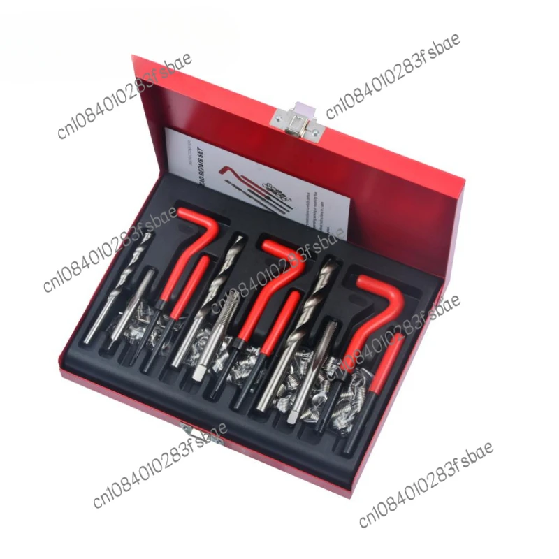 

88 Piece Thread Repair Tool Recoil Insert Drill Tap Car Garage M6 X 1.0 M8 X 1.25 M10 X 1.5 Set