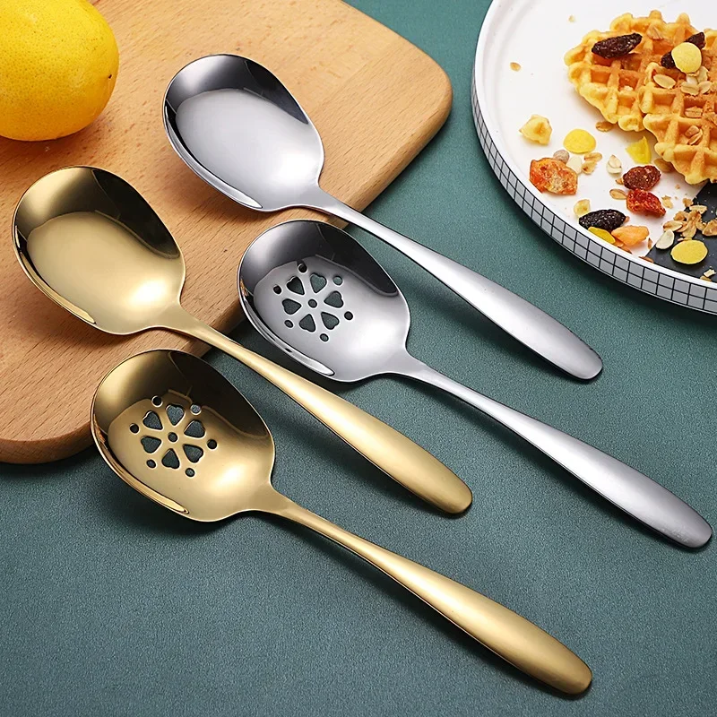 304 stainless steel public spoon buffet serving large spoon multi-purpose spoon