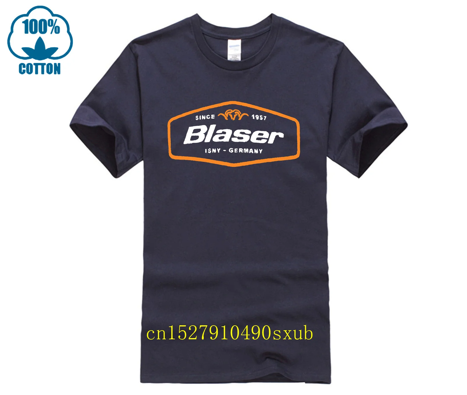 New Blaser Hunt Rifle Merchandise Men\'s T shirt Printed Cotton Tee Tops Sports Summer Fashion Short Sleeve T Shirts