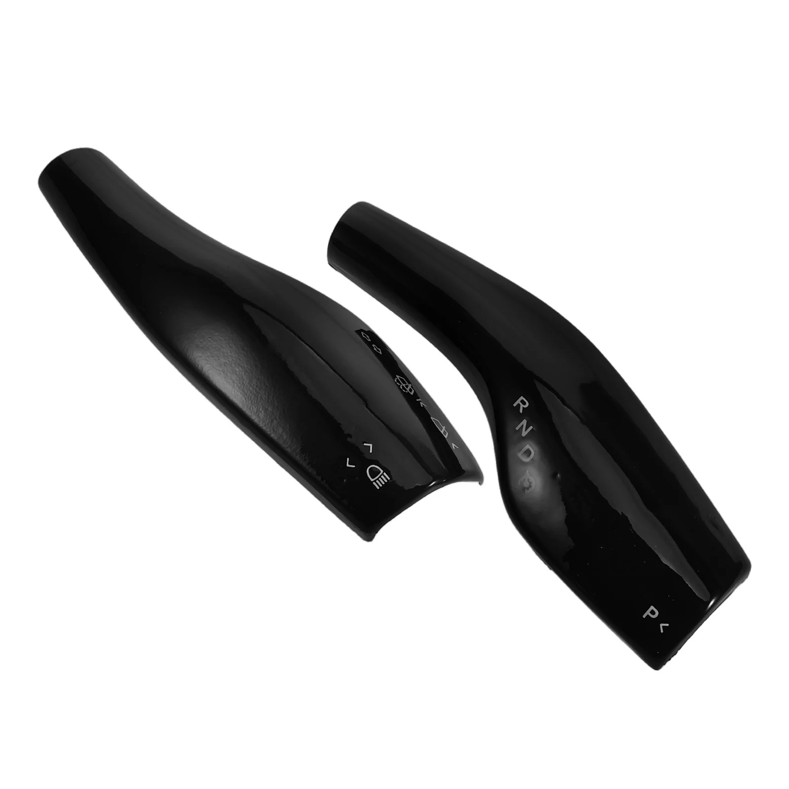 

1Pair Car Turn Signal Wiper Lever Cover ABS Texture Design Unique Touch to Vehicle Interior Protection and Aesthetic Enhancement