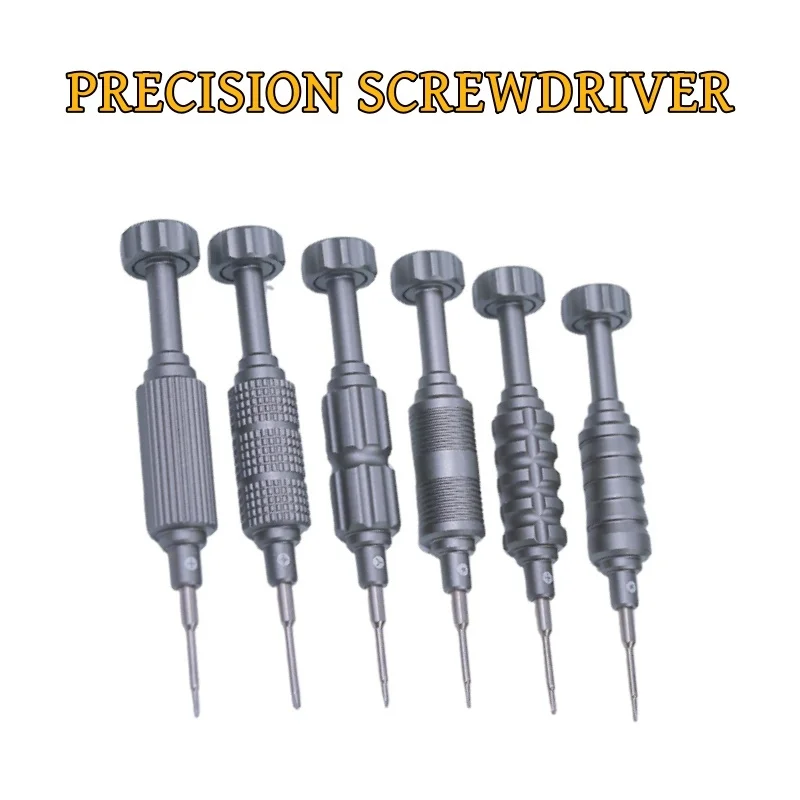 

6 in 1 High Precision Screwdriver Kit Pentalobe Phillips Torx T2 Y0.6 2.5 Convex Cross for iPhone Repair Watch Camera Open Tool