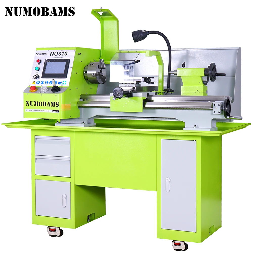 NUMOBAMS NU310 Semi-CNC Metal Lathe Machine For Precision Metal Processing