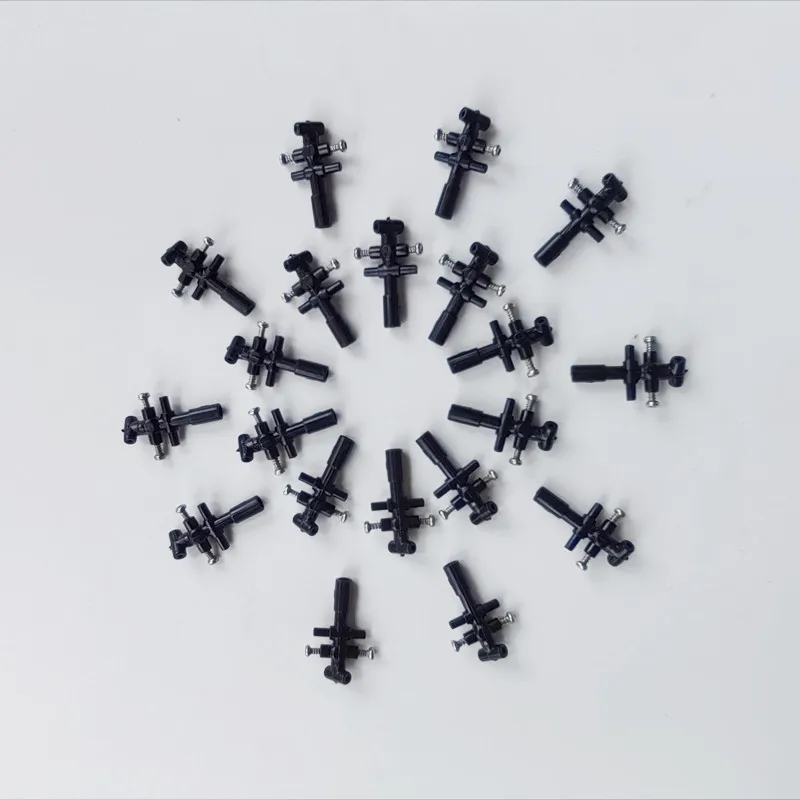 5-50pcs Plastic T Shaft Heads Spare Parts For SYMA S107 S107G S108 S109 R/C Helicopter Main Shaft With Screws Head 2cm