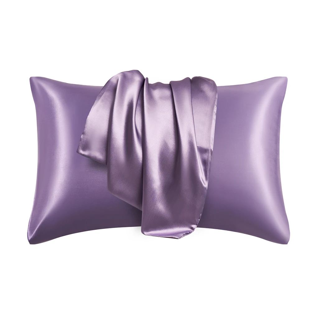Nordic Seide Kissenbezug Weiß Schwarz Grau Khaki Blau Rosa Splitter Bett Kissenbezüge Luxus Fällen Hause Bettwäsche Dekor – Detail 14