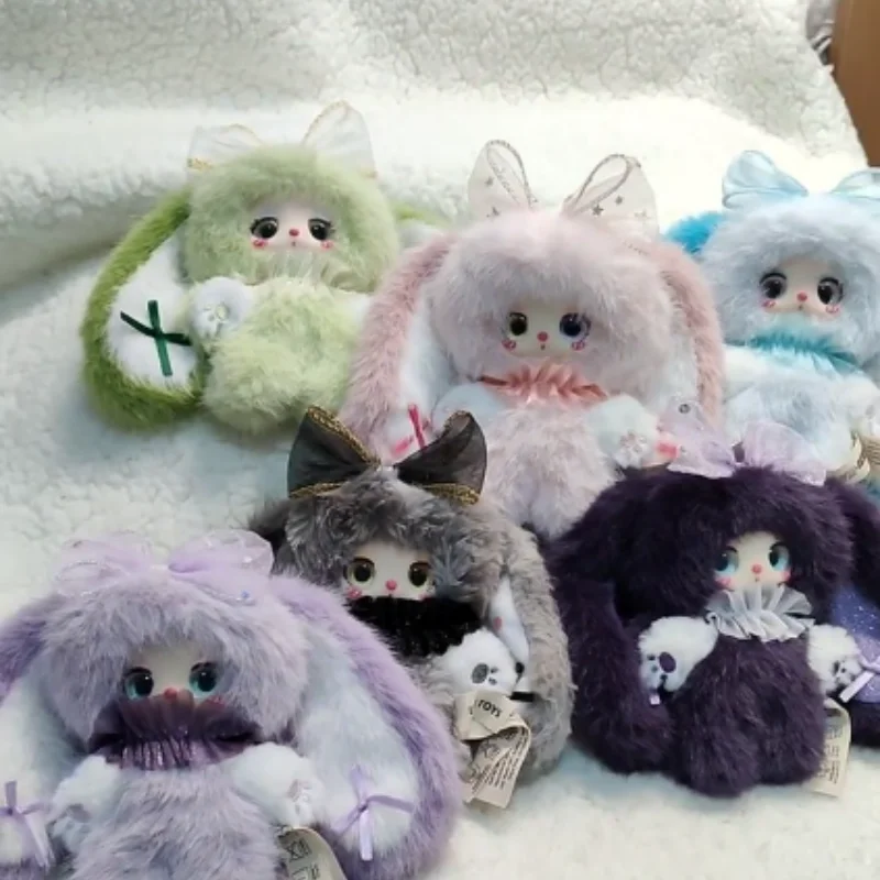 

Authentic Liila Toys Rainbow Candy Bunny Plush Stuffed Keychain Cute Soft Bag Pendant Blind Box Toy For Anime Lovers And Kids