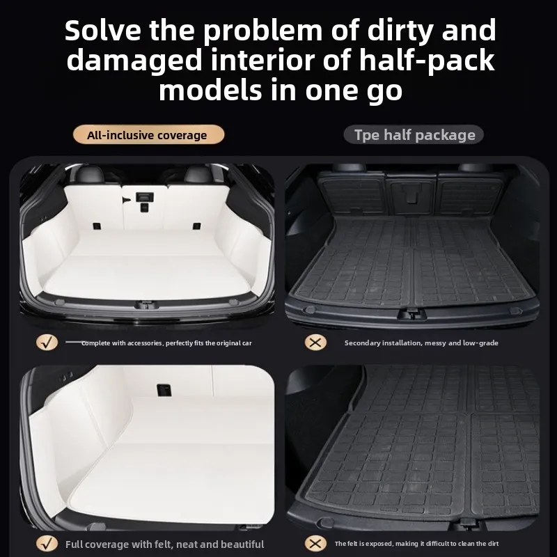 Front and trunk pad leather model, all-inclusive special rejuvenation version edamame Y/3 fully surrounded