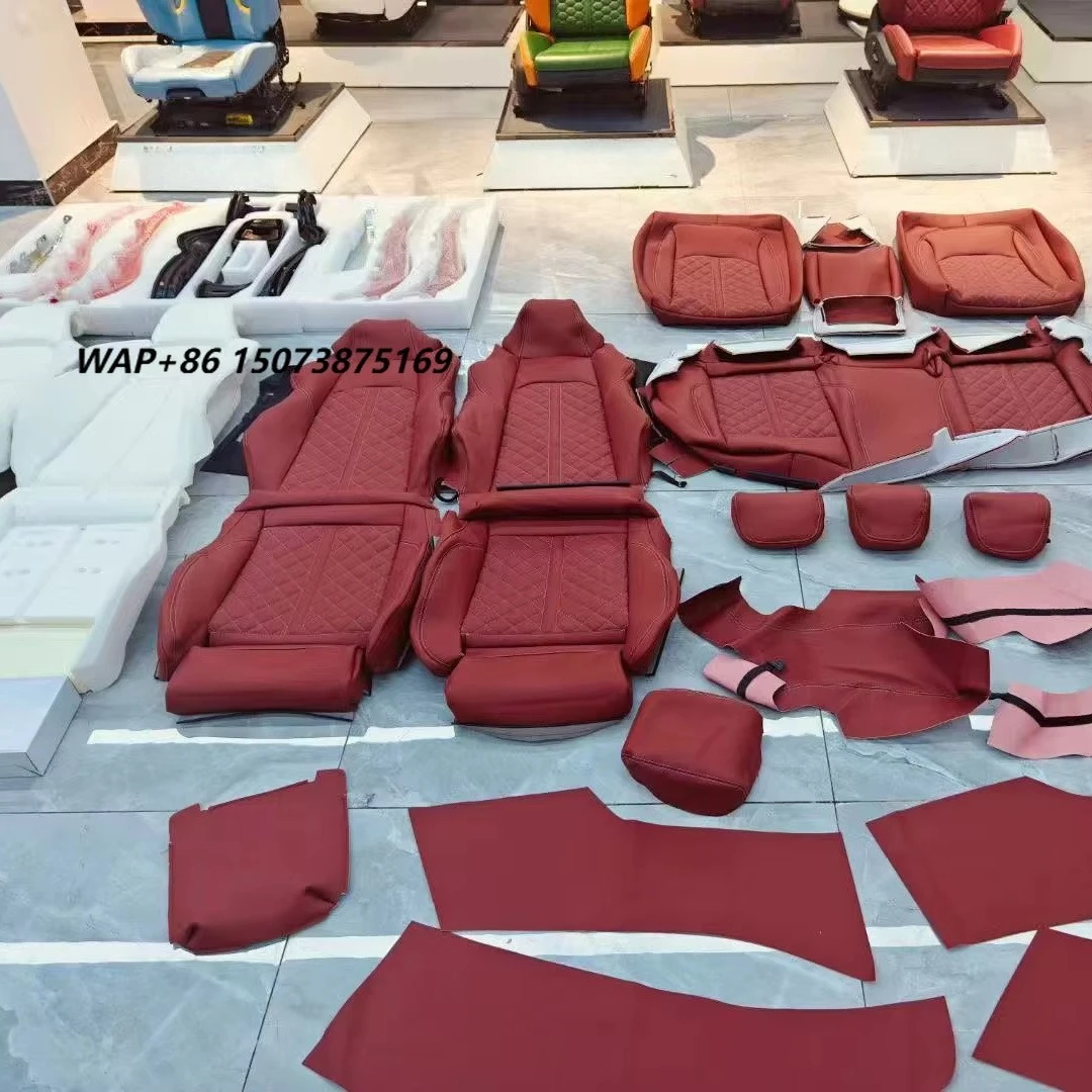 Source Factory for Full Set Seat Cover Cowhide Seat Cover for A3 A4 A5 A6 A7 Q3 Q5