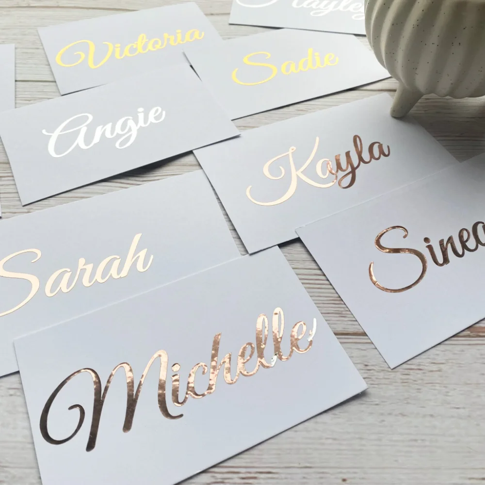 Personalised Name Vinyl Stickers Label Vinyl Decal Glass Wedding Decor Bridesmaid Proposal Gift Box Champagne Flutes Sticker