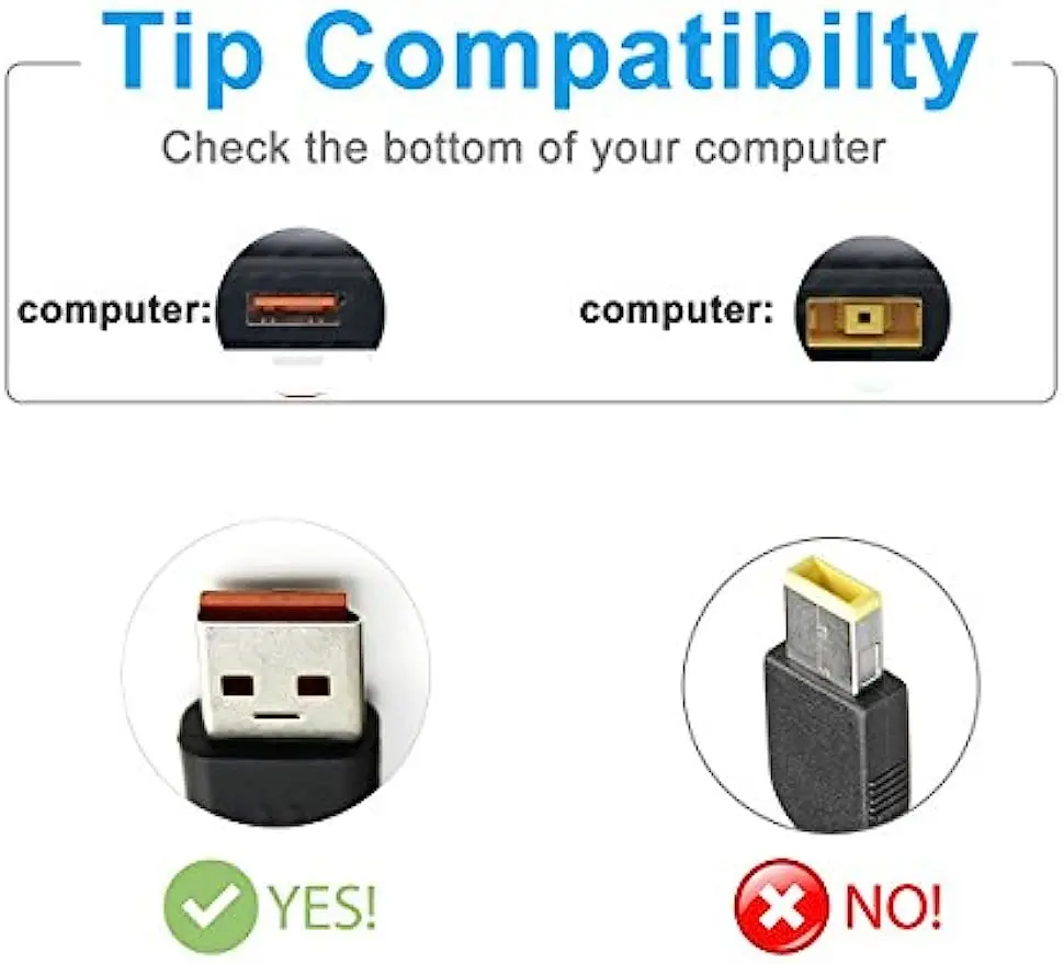 20V 2A 40W Laptop Ac Adapter Charger For Lenovo IdeaPad MIIX 700 700-12ISK ADL40WCC ADL40WCB ADL40WCA ADL40WDC ADL40WCH 13-I5Y71