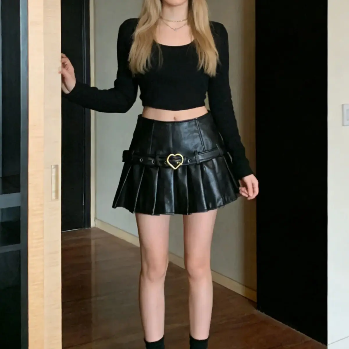 Women\'s A-line Mini Skirt Y2K Fashion Japanese Harajuku High Street 2000s Style Aesthetics Academy Retro Skirt 2025 Clothing